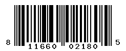 UPC barcode number 811660021805