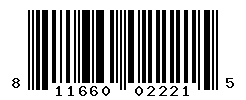 UPC barcode number 811660022215