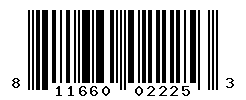 UPC barcode number 811660022253