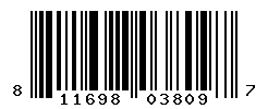 UPC barcode number 811698038097