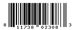 UPC barcode number 811738023083