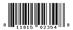 UPC barcode 811815023548