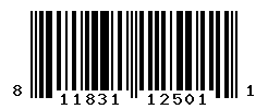 UPC barcode number 811831125011