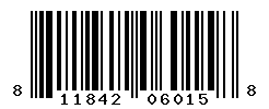 UPC barcode number 811842060158