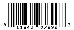 UPC barcode 811842078993