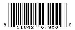 UPC barcode 811842079006