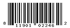 UPC barcode 811901022462
