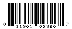 UPC barcode number 811901028907
