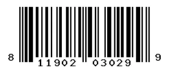 UPC 811902030299 barcode image