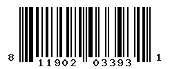 UPC barcode number 811902033931