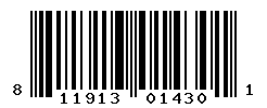 UPC barcode number 811913014301