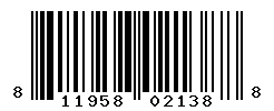 UPC barcode number 811958021388