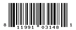 UPC barcode 811991031481