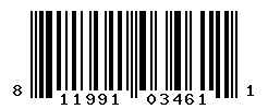 UPC barcode number 811991034611