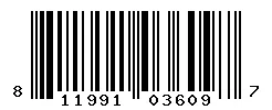 UPC barcode 811991036097