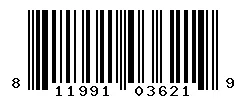 UPC barcode 811991036219
