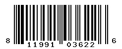 UPC barcode 811991036226