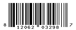 UPC barcode number 812062032987