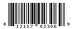 UPC barcode number 812117023069