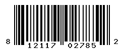 UPC barcode number 812117027852
