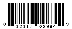 UPC barcode number 812117029849