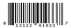 UPC barcode number 812122010337