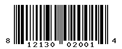 UPC barcode number 812130020014