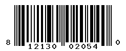 UPC barcode number 812130020540