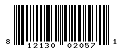 UPC barcode number 812130020571