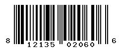 UPC barcode number 812135020606