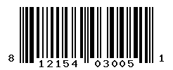 upc 812154030051 barcode image