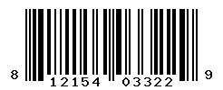 upc 812154033229 barcode image