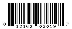 UPC barcode number 812162030197