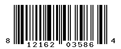 UPC barcode number 812162035864