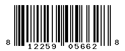 UPC barcode number 812259056628