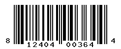 812404003644 barcode