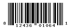 UPC barcode number 812436010641