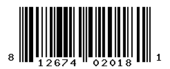 UPC barcode number 812674020181