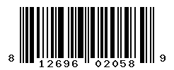 UPC barcode number 812696020589
