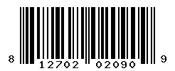 UPC barcode number 812702020909