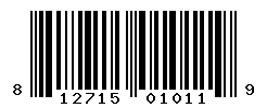 UPC barcode number 812715010119