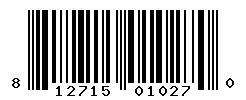UPC barcode number 812715010270