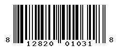 upc 812820010318 barcode image