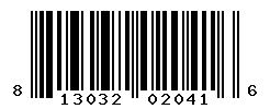 UPC barcode number 813032020416