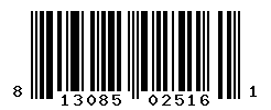 UPC barcode number 813085025161