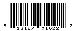 UPC barcode number 813197010222