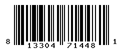 UPC barcode number 8133042714481