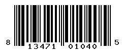 upc 813471010405 barcode image