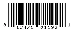 UPC barcode 813471011921