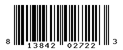 UPC barcode number 813842027223